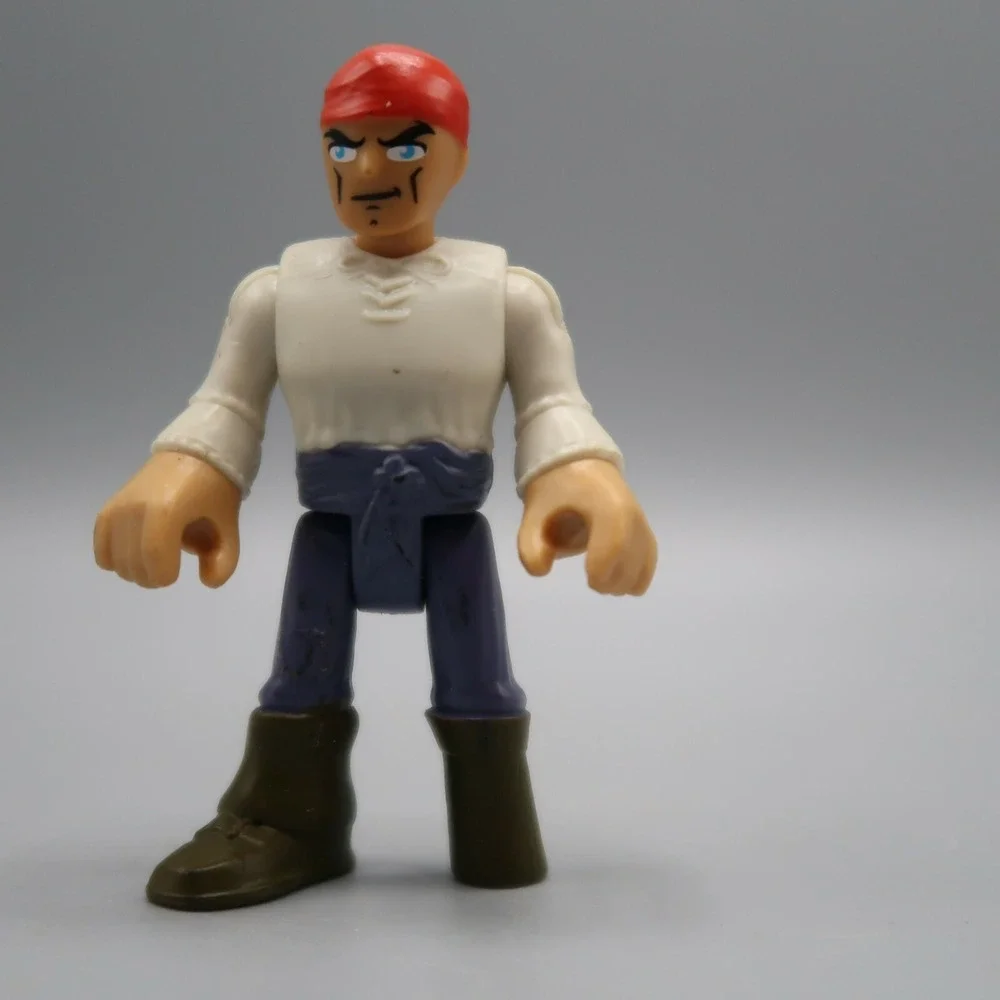 Imaginext Fisher Price Pirate Ship Peg Leg Captain Serpent Battle Wagon Medevil